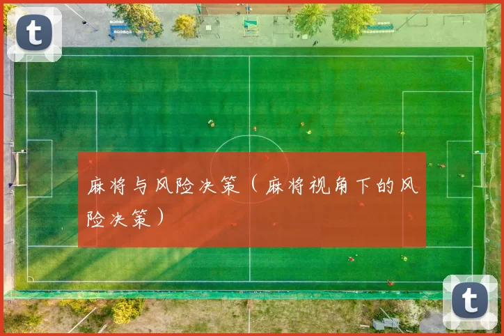 麻将与风险决策（麻将视角下的风险决策）